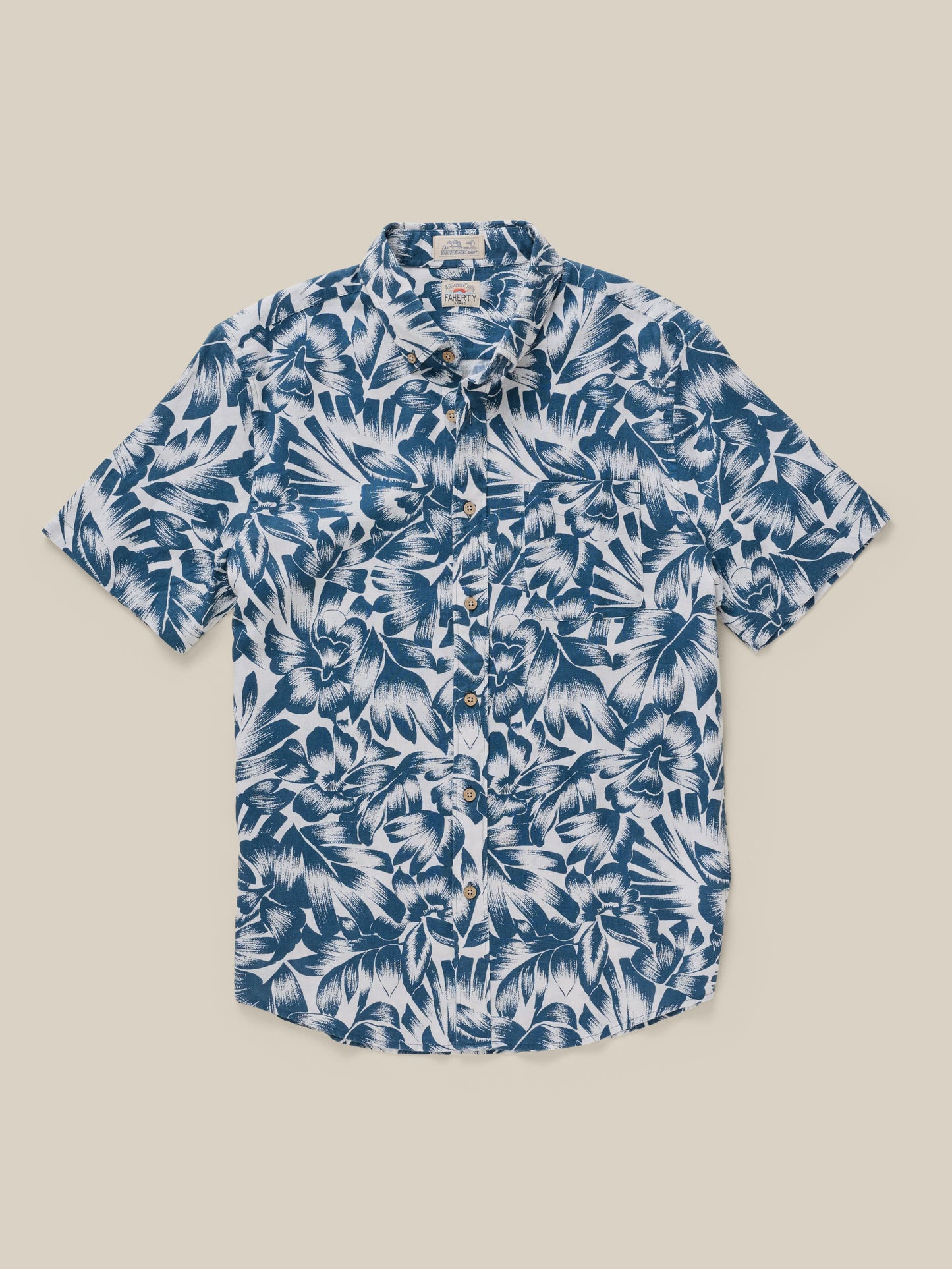 Short-Sleeve Breeze Shirt - Dark Sky Tropical
