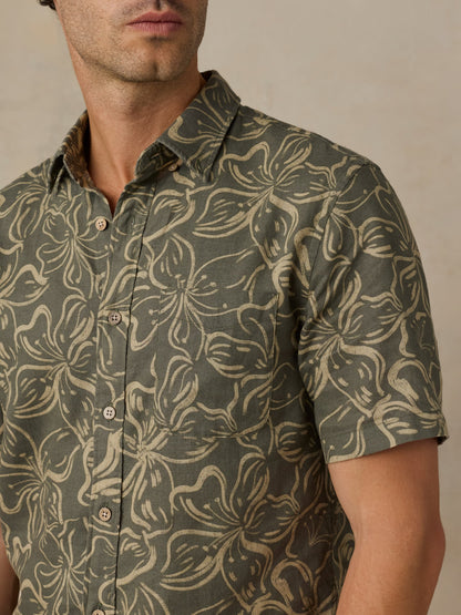 Short-Sleeve Breeze Shirt - Light Pine Blossom