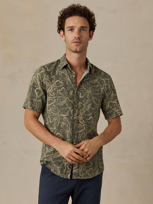 Short-Sleeve Breeze Shirt - Light Pine Blossom