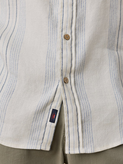 Short-Sleeve Breeze Shirt - River Shore Stripe