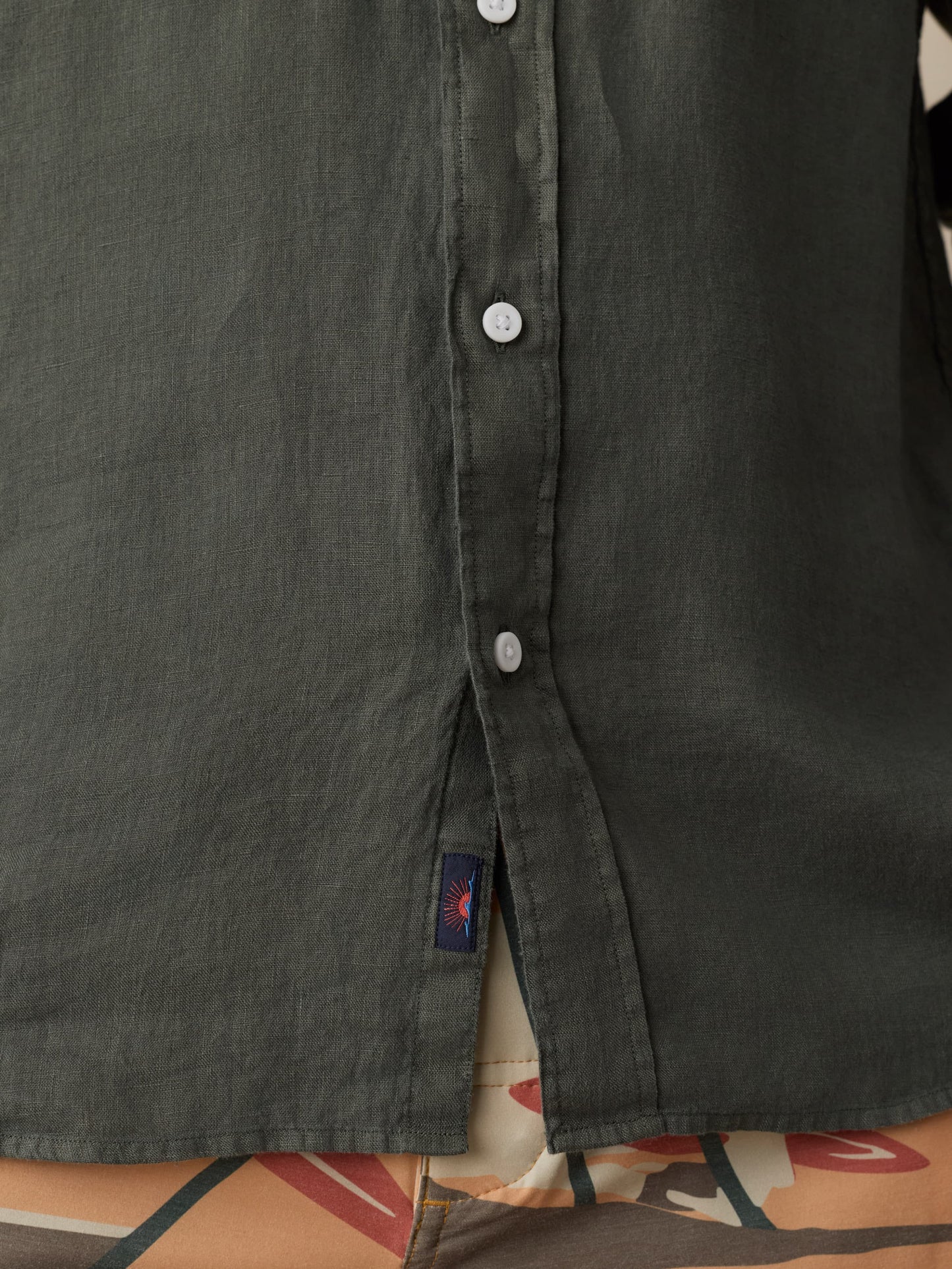 Sunwashed Linen Shirt - Light Pine