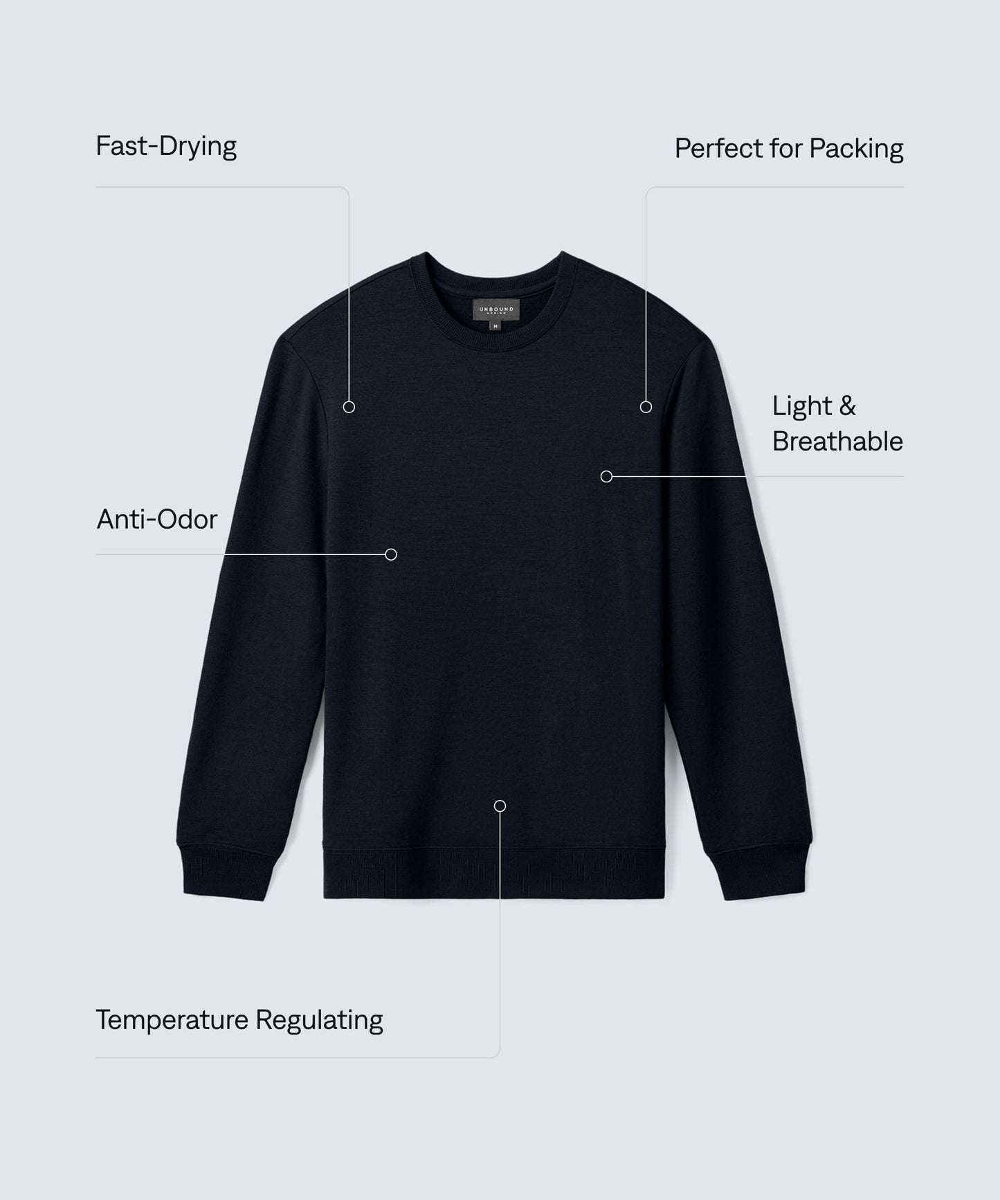 Men's Merino Crew Sweatshirt