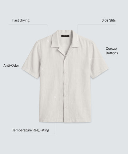 Men's Merino Linen Tropical Shirt
