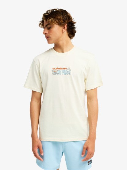 One Piece Pirates Island Short Sleeve T-Shirt - Black/White