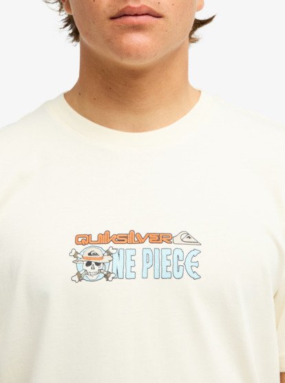 One Piece Pirates Island Short Sleeve T-Shirt - Black/White