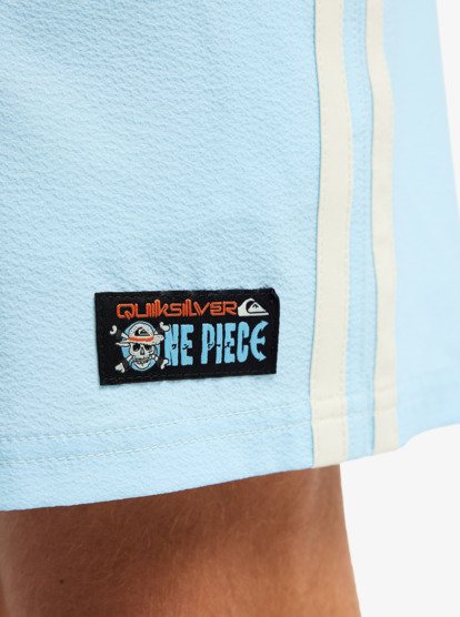 One Piece Solid 16" Elastic Waist Boardshorts - Stratosphere
