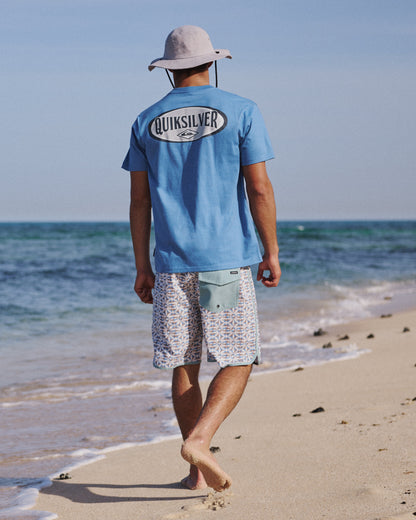 Dolby Short Sleeve Knit T-Shirt - Quiet Harbor Heather
