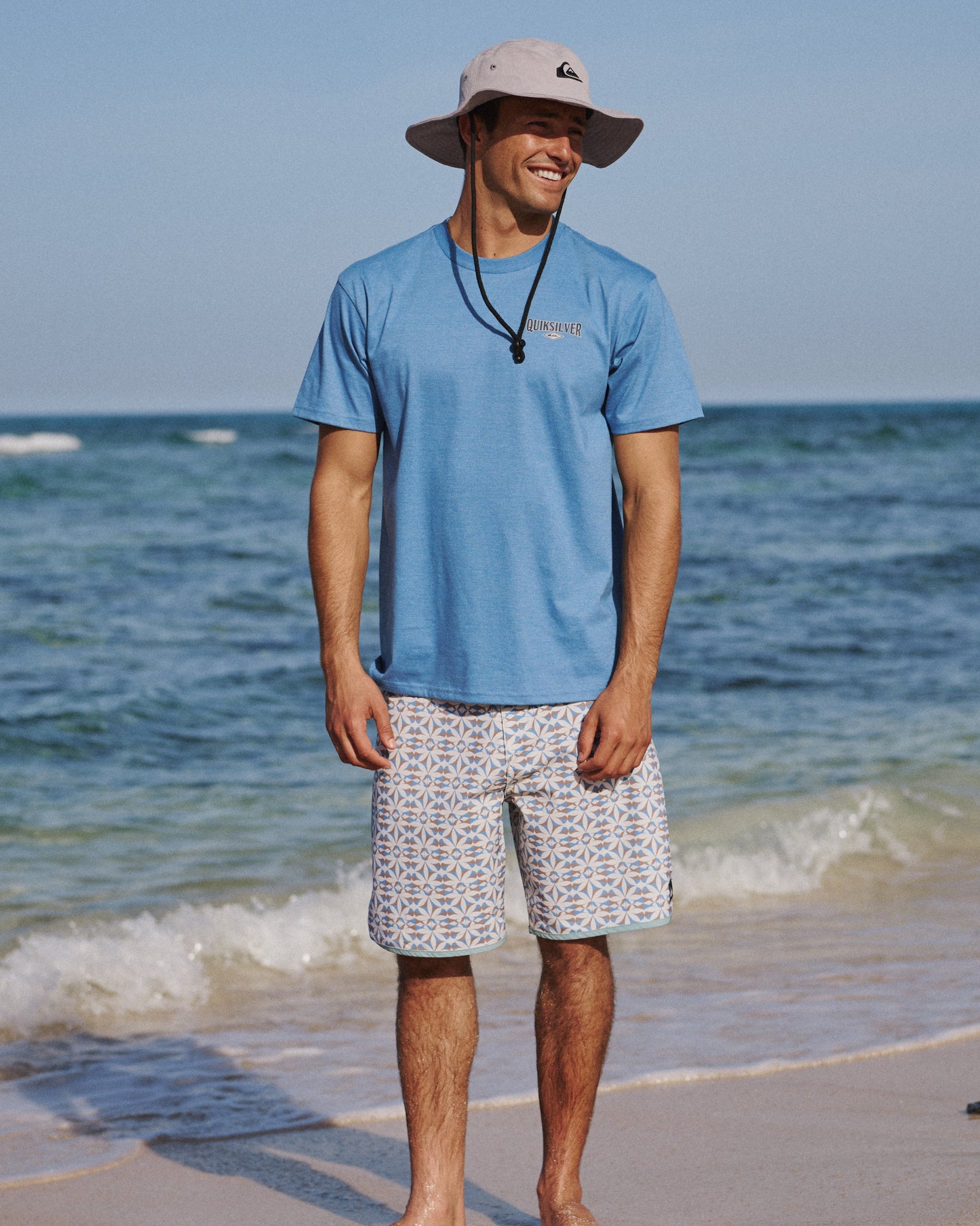Dolby Short Sleeve Knit T-Shirt - Quiet Harbor Heather