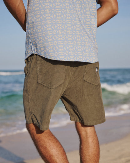 Taxer Corduroy Shorts - Grape Leaf