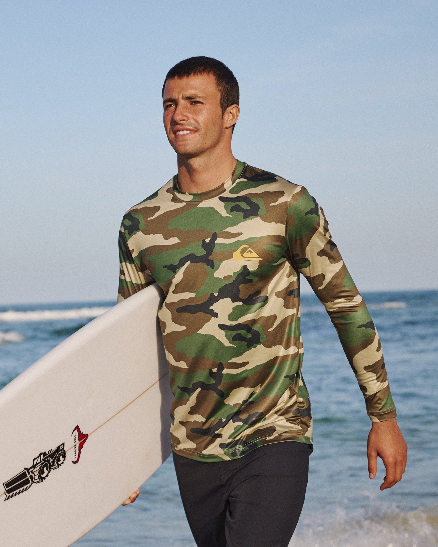 Everyday Long Sleeve Surf Tee - Camo