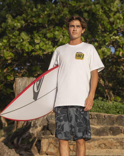 Hi Hawaii Crest Classic T-shirt - White
