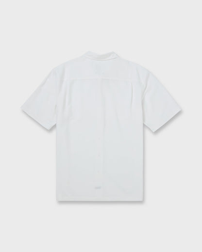 Tahiti Palms Men's Short Sleeve Woven Shirt - White