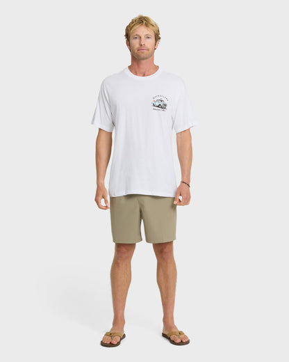 Waterman Four Wheeler Classic T-shirt - White