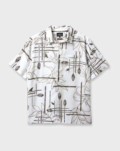 Waterman Paddle Out Short Sleeve Woven Shirt - White