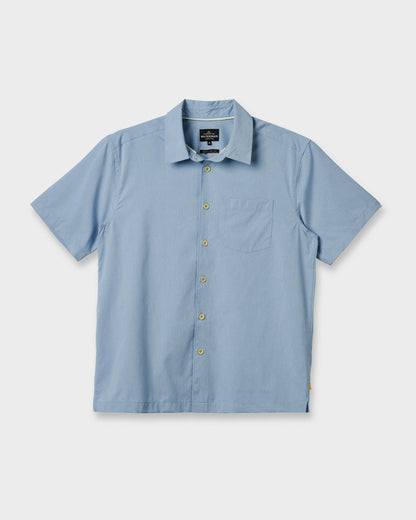 Chaser Short Sleeve Woven Shirt - Blue Shadow