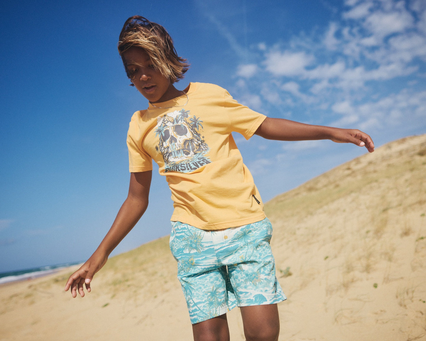 Boys Surfsilk Mix Volley Swim Trunks
