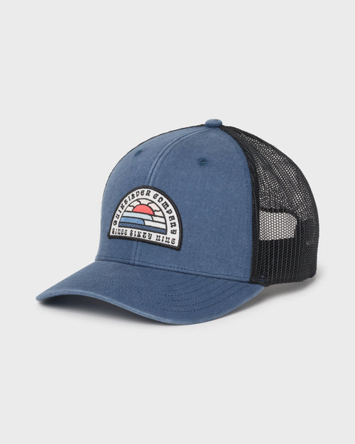 Everest Cotton Twill Trucker Hat - Dark Denim