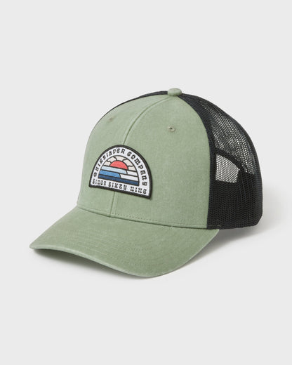 Everest Cotton Twill Trucker Hat - Lily Pad