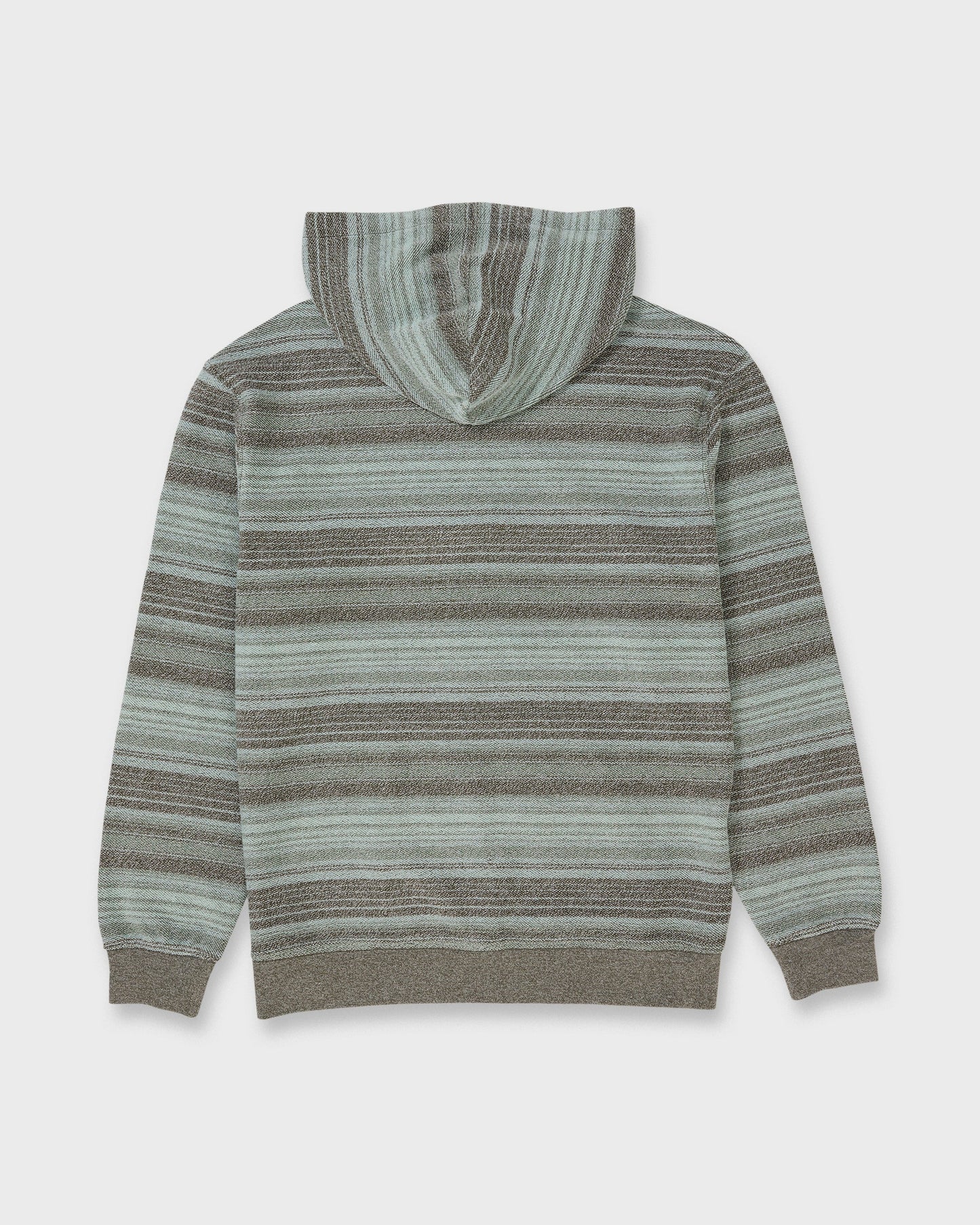 Great Otway Yarn-Dyed Stripe Pullover Hoodie - Grape Leaf