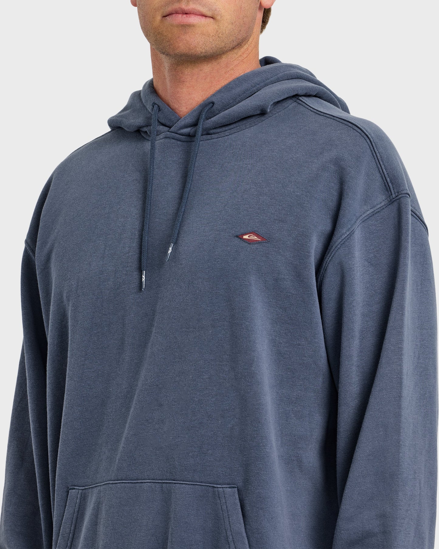Saltwater Mineral Wash Pullover Hoodie - Dark Denim