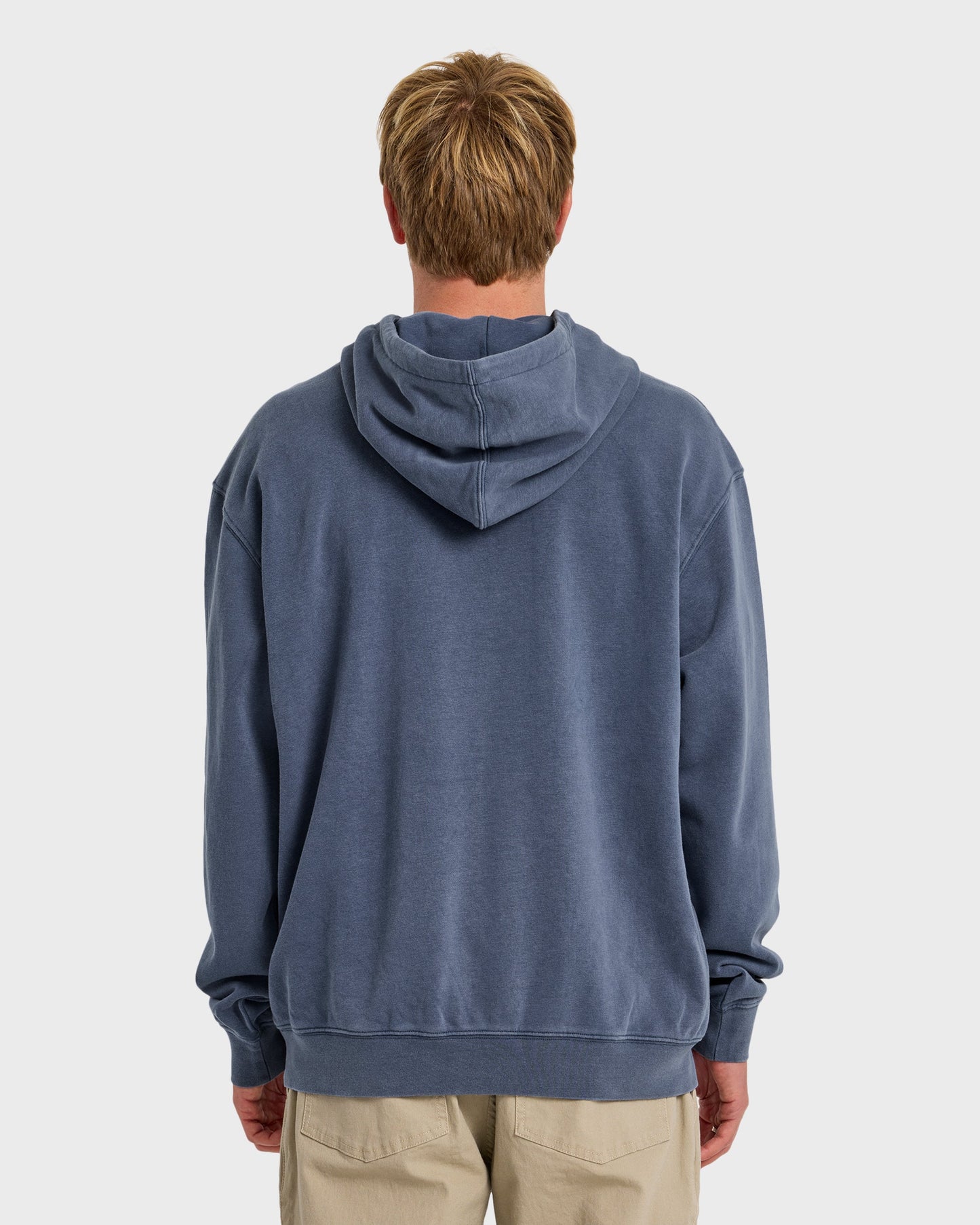Saltwater Mineral Wash Pullover Hoodie - Dark Denim