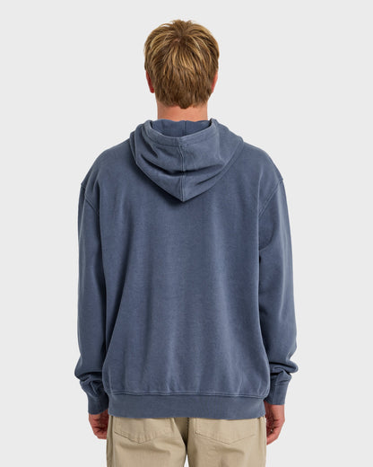 Saltwater Mineral Wash Pullover Hoodie - Dark Denim