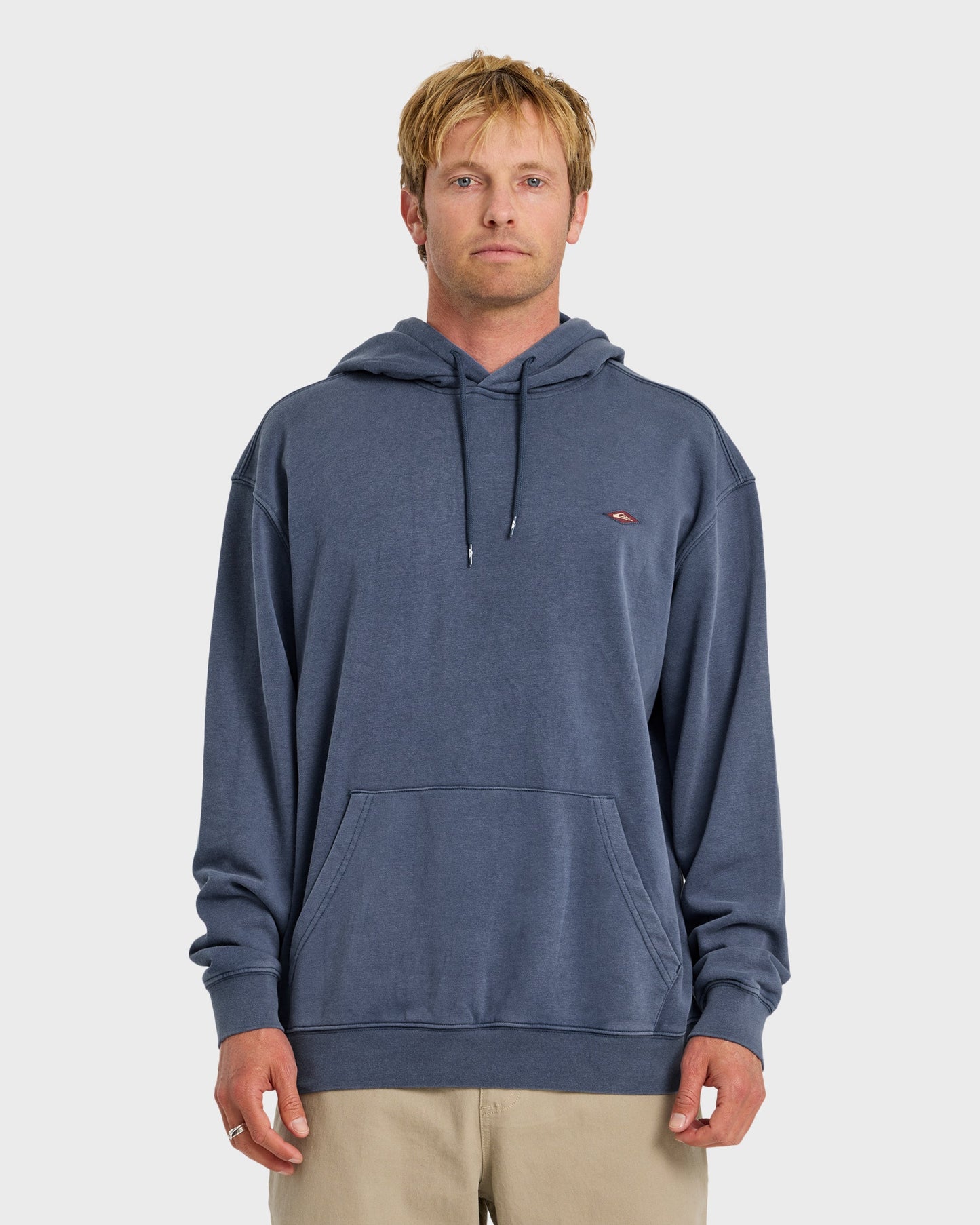 Saltwater Mineral Wash Pullover Hoodie - Dark Denim