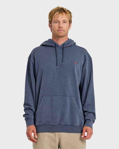 Saltwater Mineral Wash Pullover Hoodie - Dark Denim