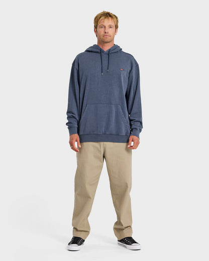 Saltwater Mineral Wash Pullover Hoodie - Dark Denim