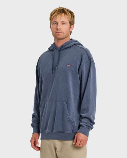 Saltwater Mineral Wash Pullover Hoodie - Dark Denim