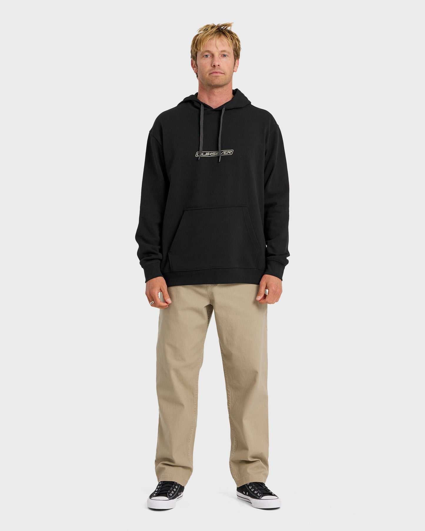Graphic Pullover Hoodie - Anthracite