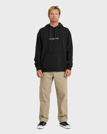 Graphic Pullover Hoodie - Anthracite