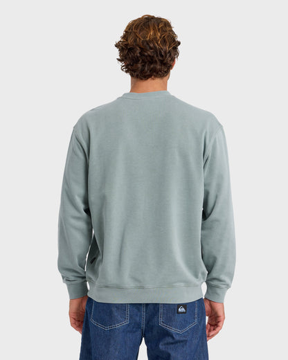 Saltwater Mineral Wash Crewneck Sweatshirt - Lily Pad