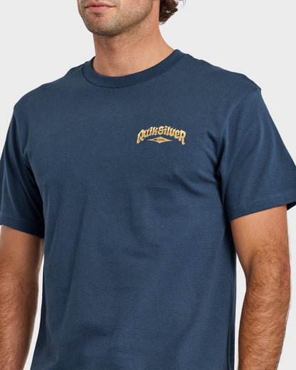 Diamond Arch Classic Short Sleeve T-Shirt - Dark Denim