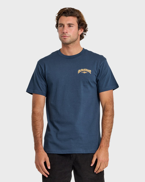 Diamond Arch Classic Short Sleeve T-Shirt - Dark Denim