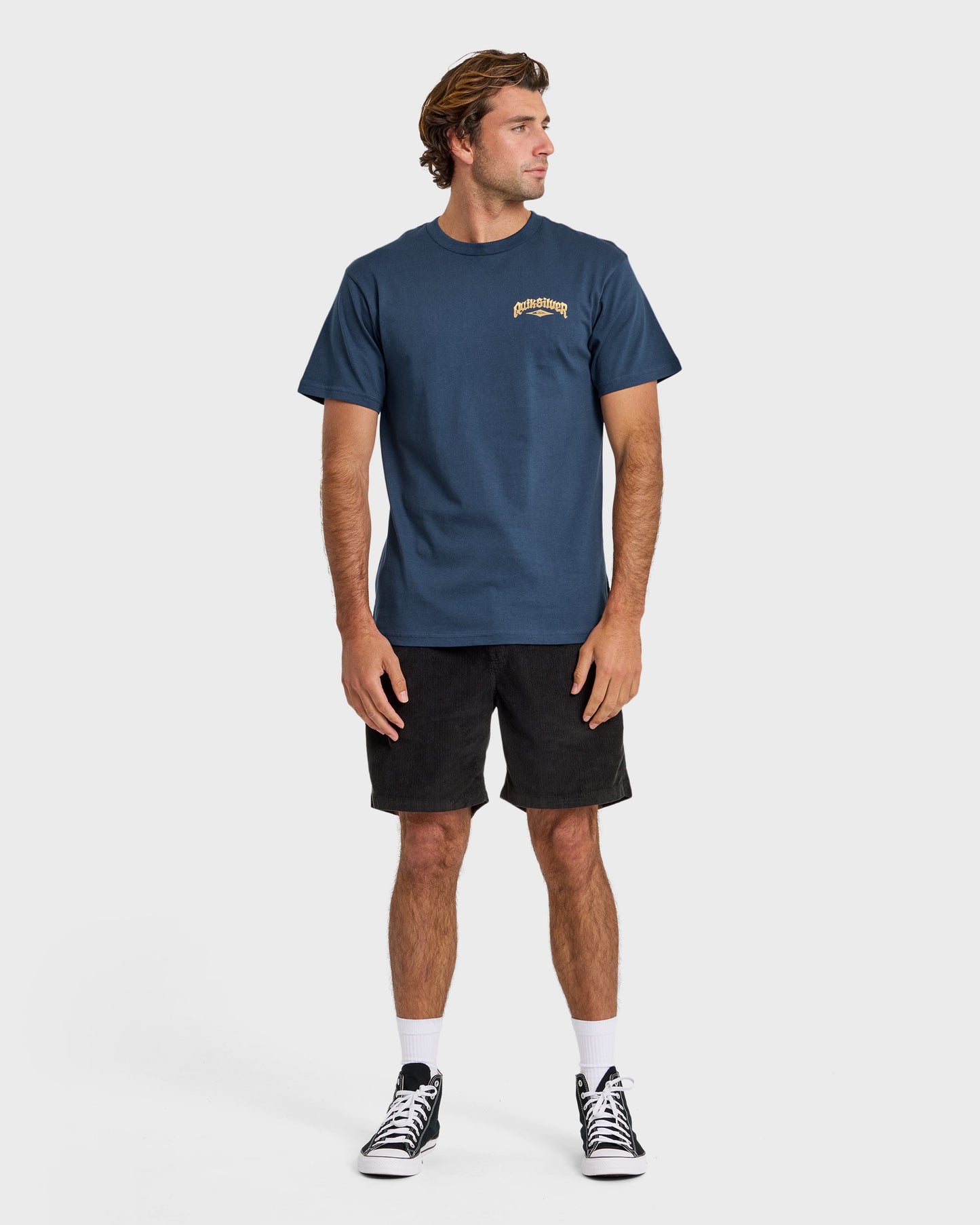 Diamond Arch Classic Short Sleeve T-Shirt - Dark Denim