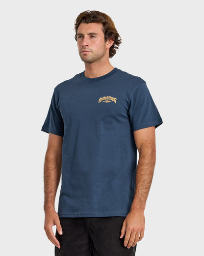 Diamond Arch Classic Short Sleeve T-Shirt - Dark Denim