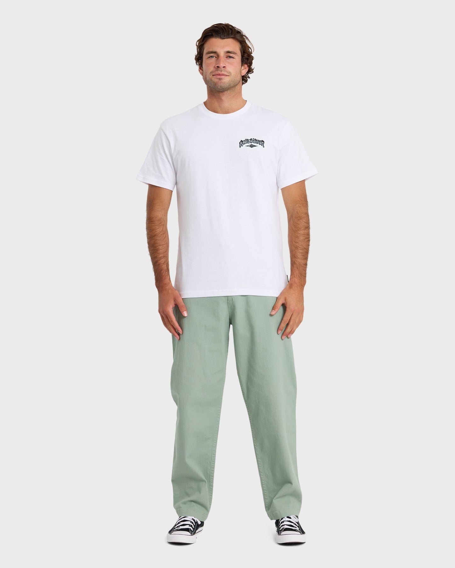 Diamond Arch Classic Short Sleeve T-Shirt - White