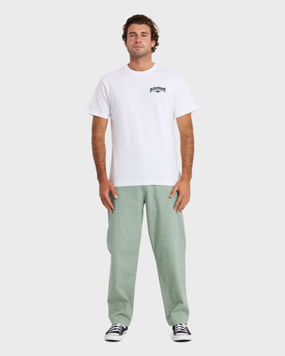 Diamond Arch Classic Short Sleeve T-Shirt - White