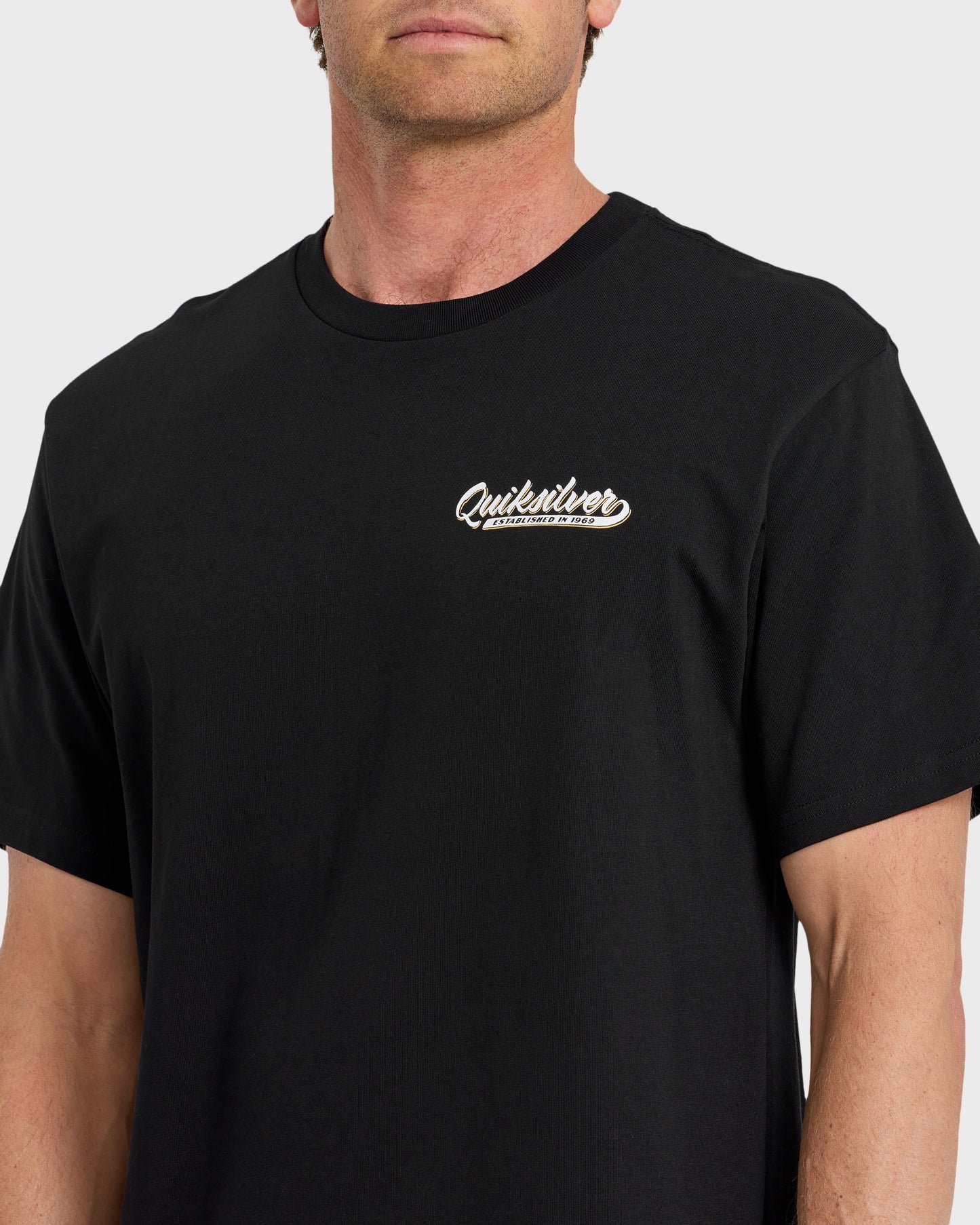 Thick To Thin Graphic Short Sleeve T-Shirt - Black