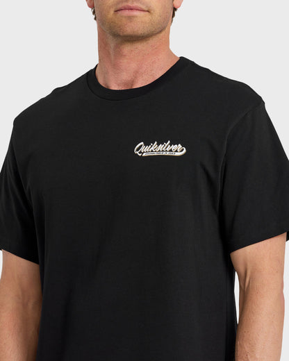 Thick To Thin Graphic Short Sleeve T-Shirt - Black