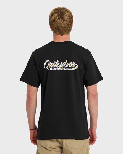 Thick To Thin Graphic Short Sleeve T-Shirt - Black