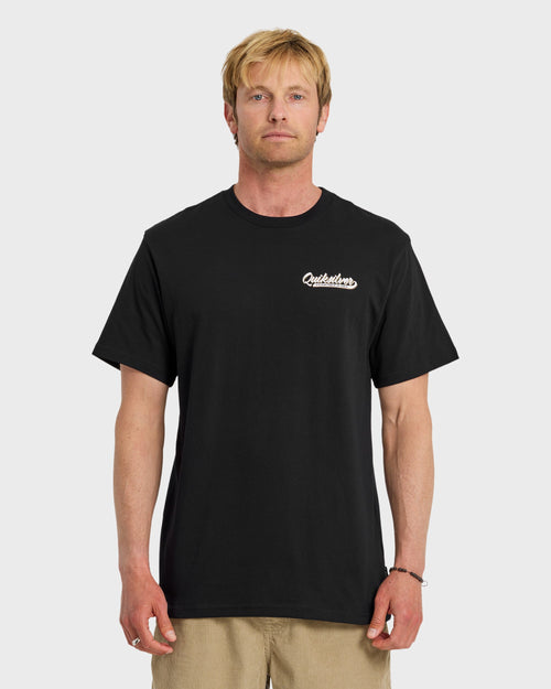 Thick To Thin Graphic Short Sleeve T-Shirt - Black