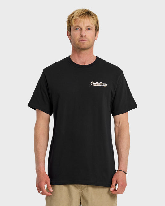 Thick To Thin Graphic Short Sleeve T-Shirt - Black