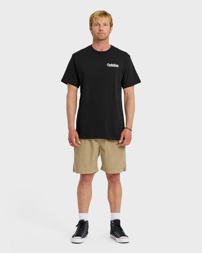 Thick To Thin Graphic Short Sleeve T-Shirt - Black