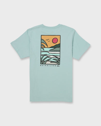 Happy Trails Short Sleeve T-Shirt - Blue Haze
