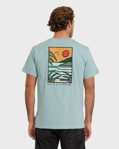Happy Trails Short Sleeve T-Shirt - Blue Haze