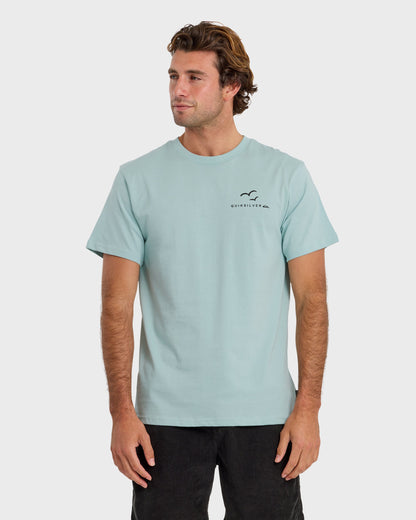 Happy Trails Short Sleeve T-Shirt - Blue Haze