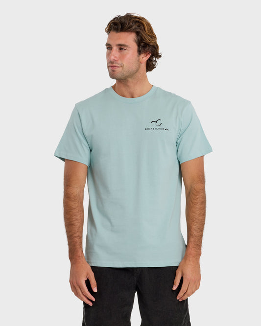 Happy Trails Short Sleeve T-Shirt - Blue Haze