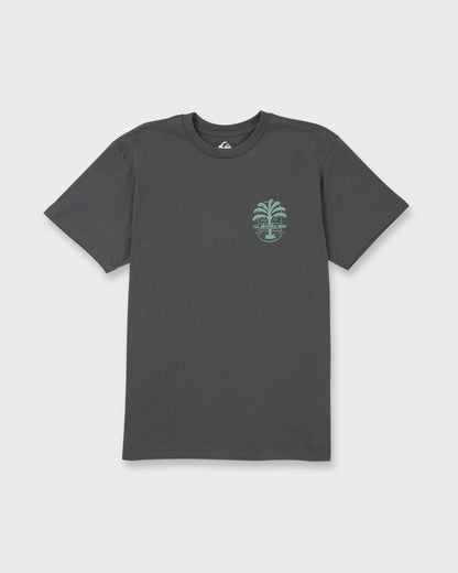 Uno Palm Short Sleeve T-Shirt - Iron Gate